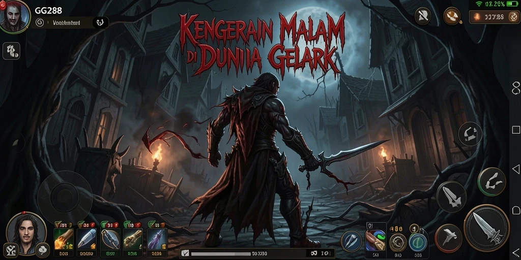 Tampilan gameplay GG288 yang menakutkan dan mendebarkan.