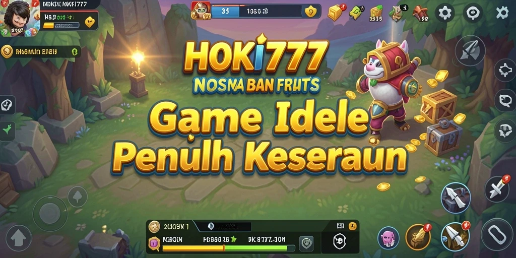 Tampilan gameplay HOKI777 yang menarik dan penuh warna.