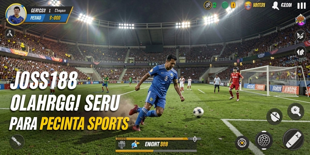 Screenshot gameplay JOSS188 menampilkan aksi seru dalam olahraga.