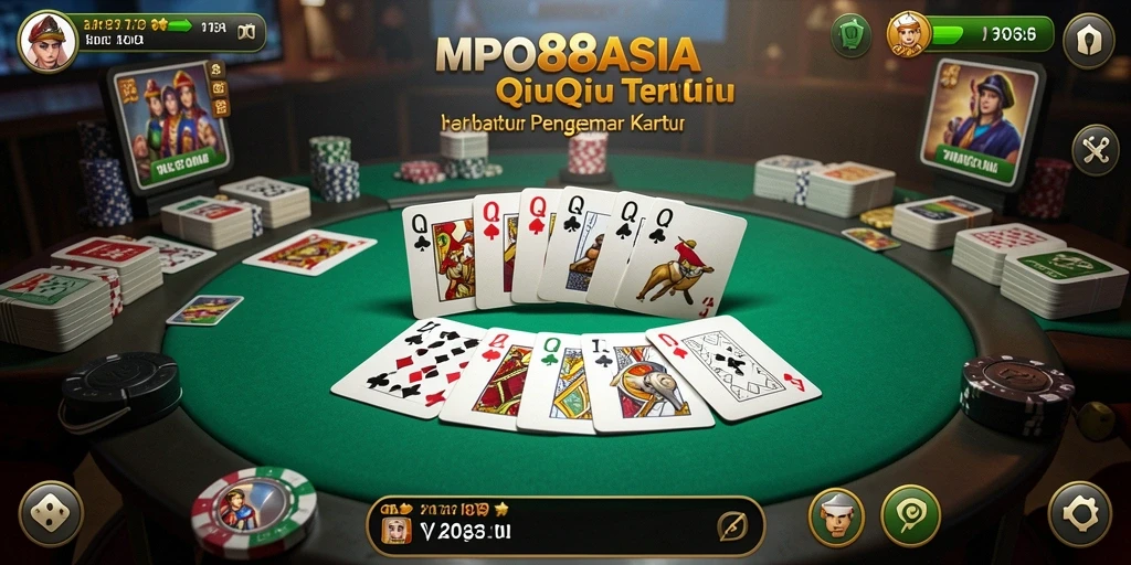 Tampilan gameplay QiuQiu yang seru dan menantang