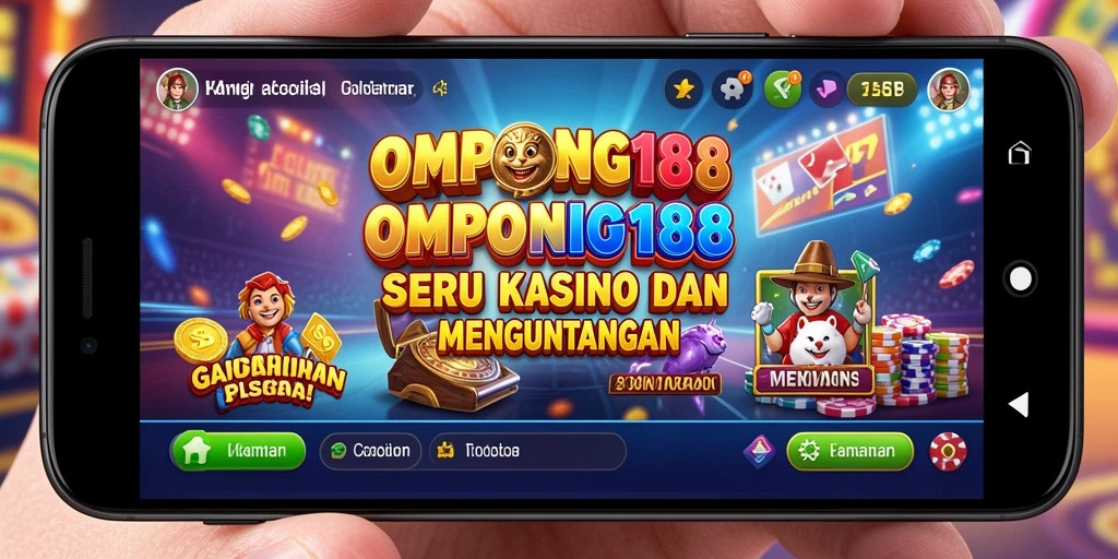 Tampilan gameplay yang menarik dan interaktif di OMPONG188.