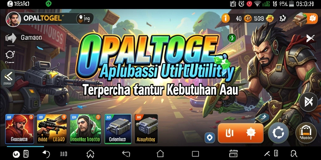 Tampilan antarmuka OPALTOGEL yang user-friendly dan fungsional.