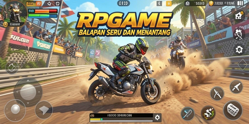 Gameplay Racing RPGAME yang memukau dan seru.