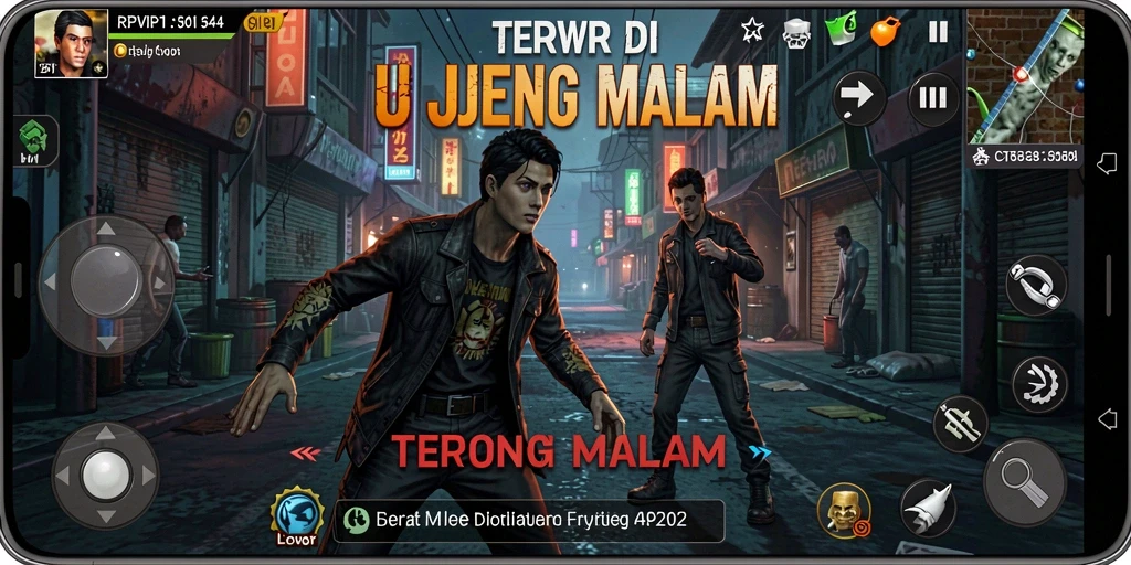 Screenshot gameplay RPVIP1 dengan suasana menegangkan dan mencekam.