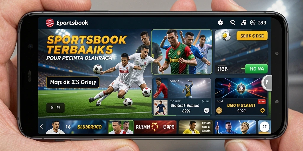 Tampilan gameplay T6 di aplikasi Sportsbook untuk taruhan olahraga.