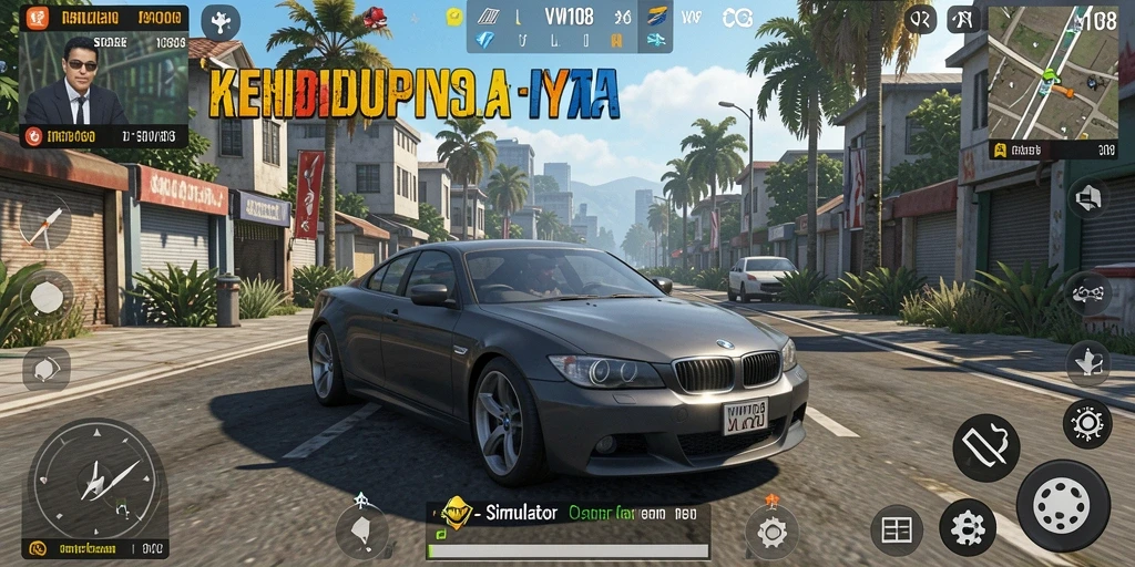 Tangkapan layar VW108 menampilkan interaksi mendalam antara karakter dalam dunia virtual.