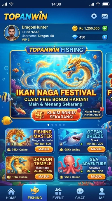 Fitur pencarian cepat di aplikasi topanwin untuk kemudahan akses.